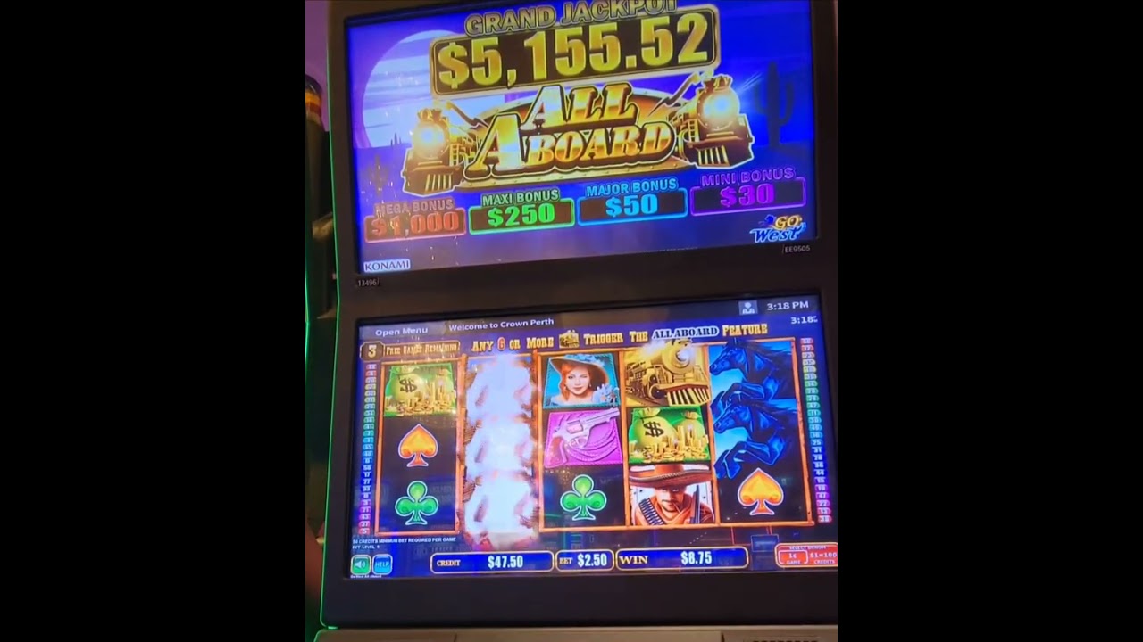 First spin on all aboard, and this happened😱 #slots #pokies #gambling #crown #casinolife #allaboard