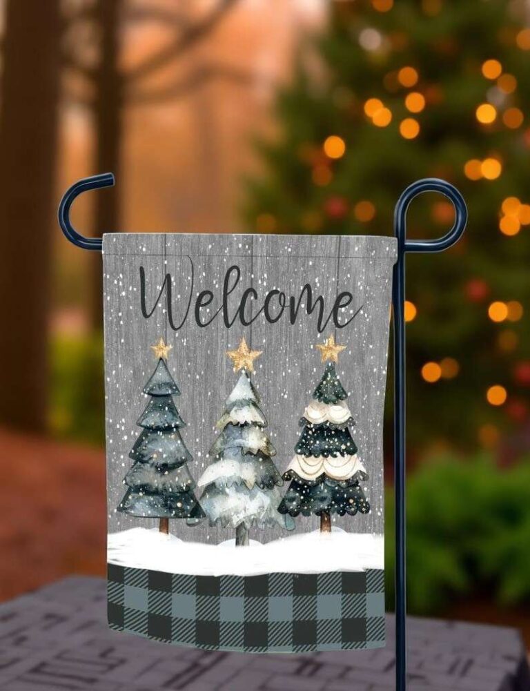 Christmas Garden Flag for Festive Holiday Yard Décor