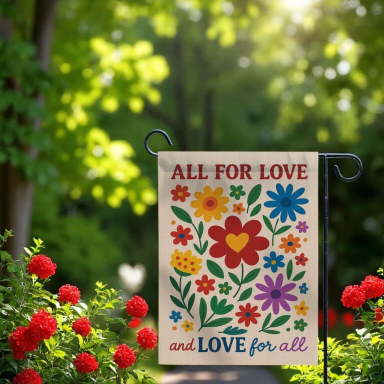 LGBT Pride Garden Flag for Inclusive Outdoor Decor
