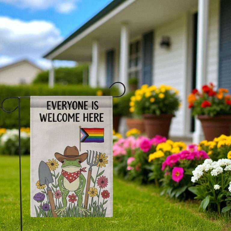 LGBTQ Garden Flag - Cute Pride Outdoor Decor for Yard