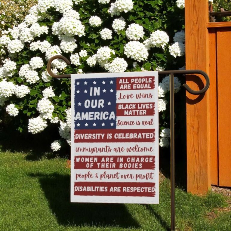 Liberal Democrat Garden Flag Patriotic Resistance Decor