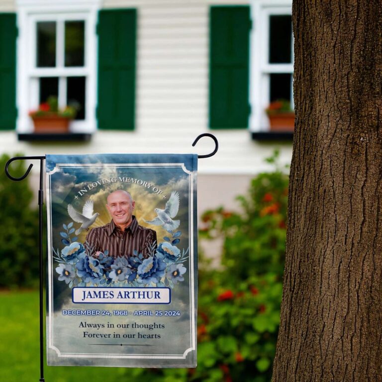 Memorial Custom Flag for Grandpa Tribute | Lasting Father's Day Gift