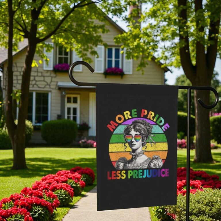 Pride Garden Banner - Vibrant LGBTQ+ Outdoor Flag for Yard