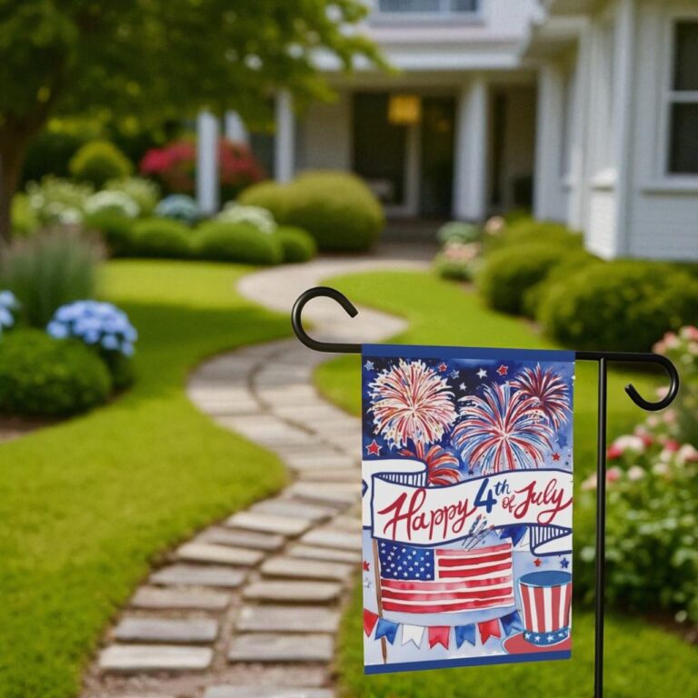 4th of July House Banner, Independence Day Yard Sign
