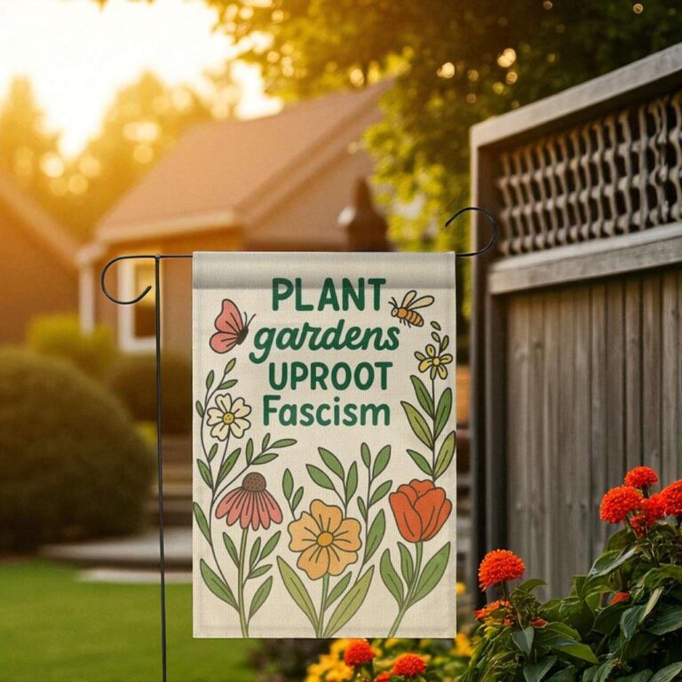 Anti-Fascist Flag for Political Garden - Durable Activist Banner