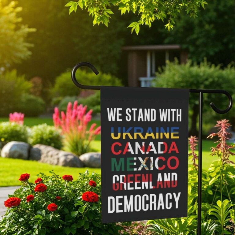 Anti Trump Flag for Garden – Patriotic Social Justice Banner