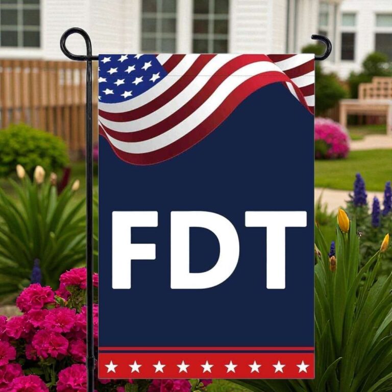 Anti Trump Garden Flag Double Sided | Political Yard Decor
