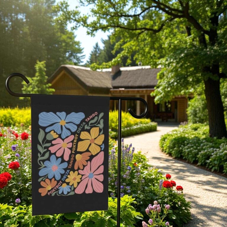Anti Trump Garden Flag for Feminists and Liberals | Express Your Values