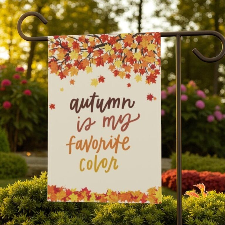 Autumn Garden Flag, Thanksgiving Yard Decor