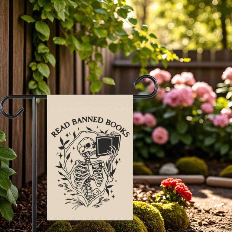 Banned Books Flag LGBTQ Garden Flag for Equality and Justice