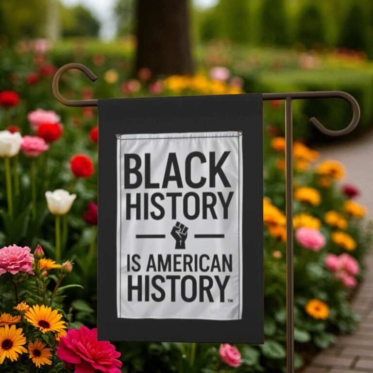 Black History Garden Banner, Outdoor Home Decor Flag