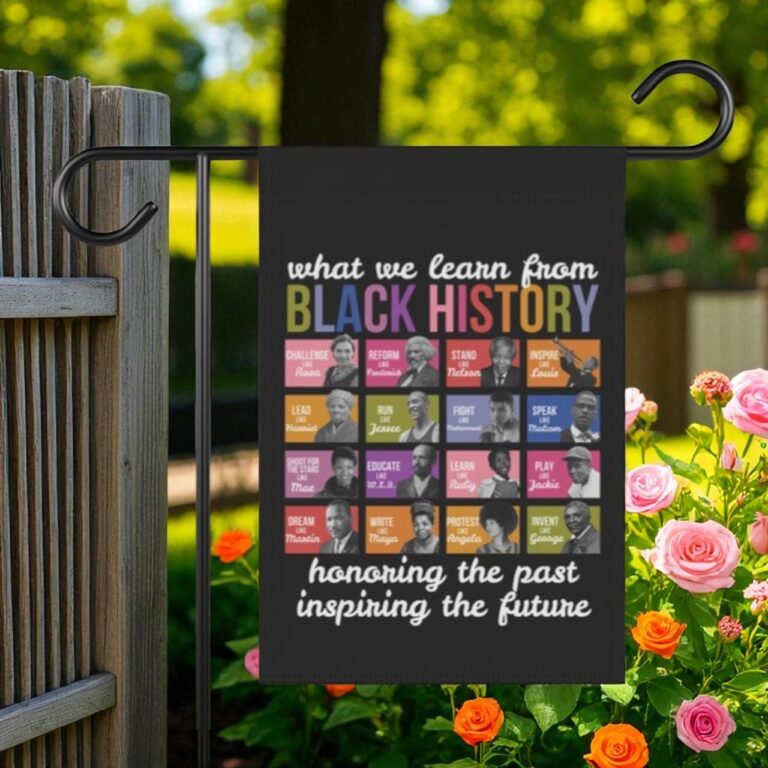 Black History Garden Flag, African American Pride