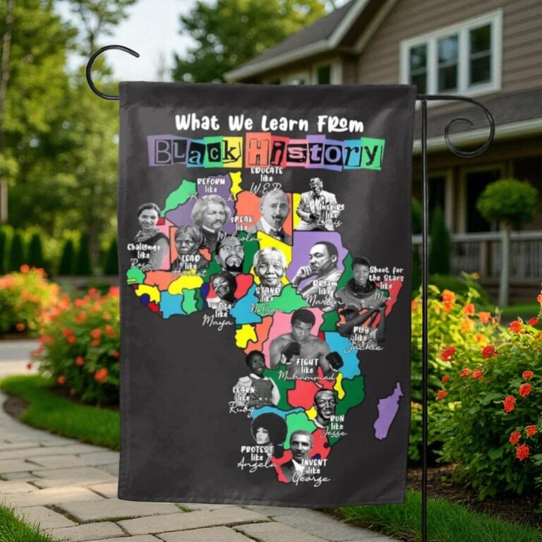 Black History Garden Flag, Outdoor Decor Banner