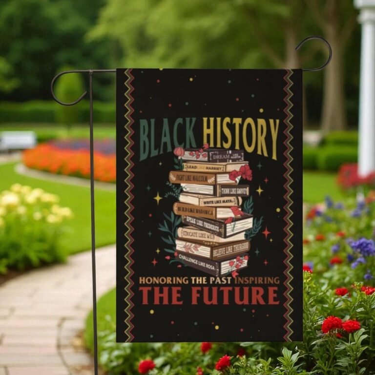 Black History Month Flag, African American Garden Flag