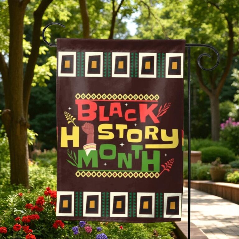 Black History Month Flag, Garden Decor Flag
