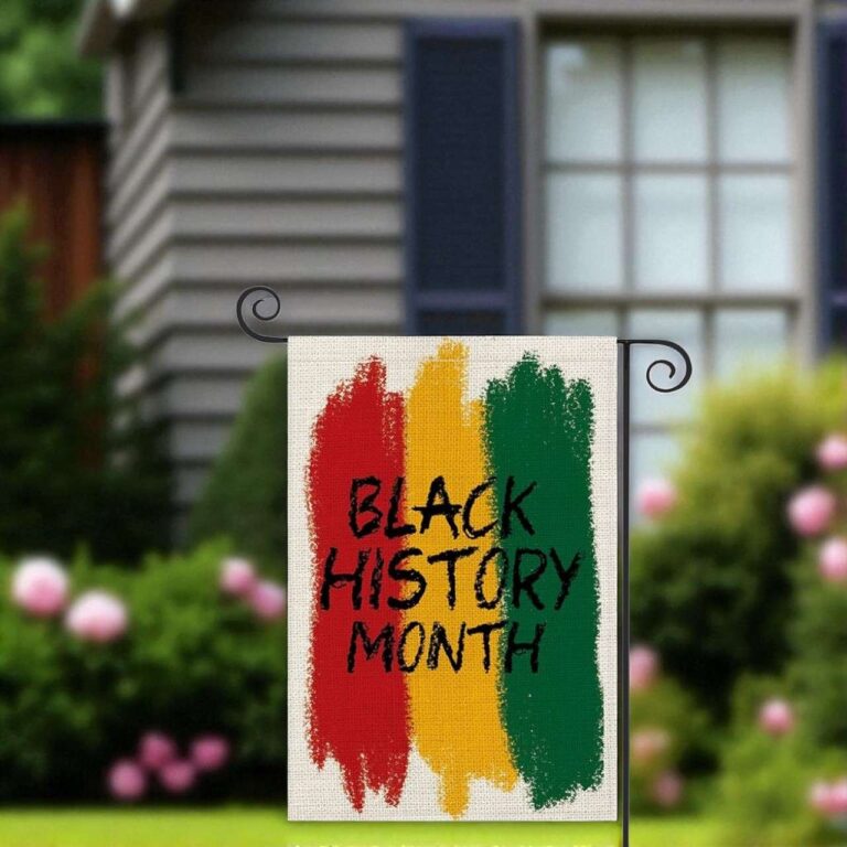 Black History Month Garden Flag | African Outdoor Decor