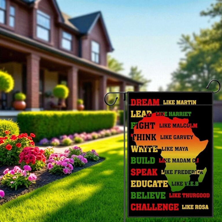 Black History Month Garden Flag - Juneteenth Outdoor Decor