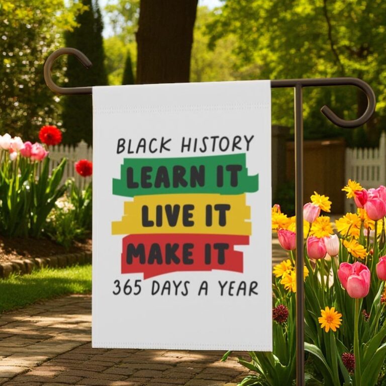 Black History Month House Banner, Juneteenth Yard Flag