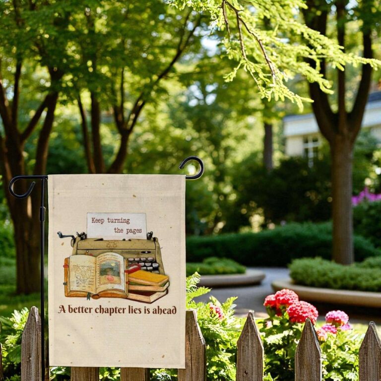 Book Lover Flag for Porch Decor | Celebrate Reading Outdoors