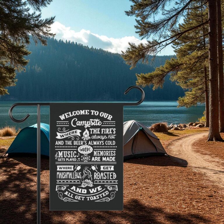 Campsite Flag, Funny RV Camp Sign