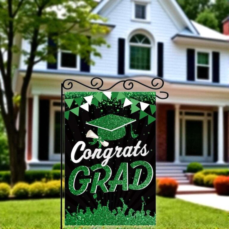 Congrats Grad Garden Flag | Class of 2025 Outdoor Decor