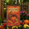 Cornucopia Fall Garden Flag, Autumn Harvest Decor