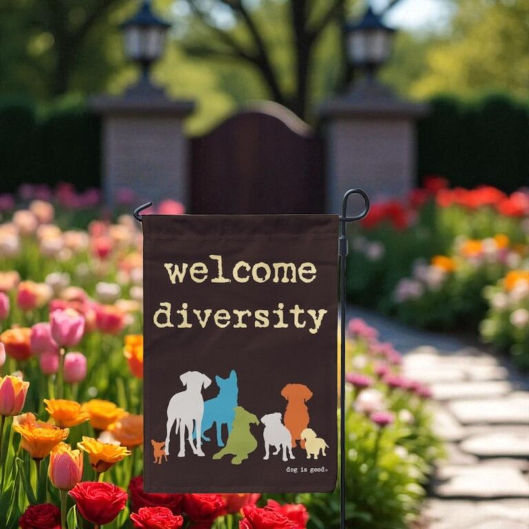 Diversity Garden Flag, Equality and Inclusion Decor