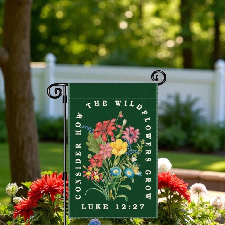 Double Sided Yard Decor with Christian Bible Verse