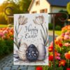 Easter Garden Flag, Boho Spring Yard Decoration