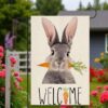 Easter Garden Flag Bunny Radish | Spring Outdoor Decor
