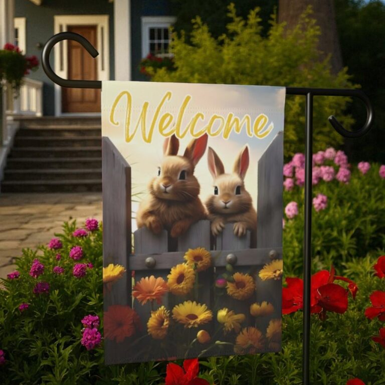 Easter Garden Flag, Outdoor Lawn Decor