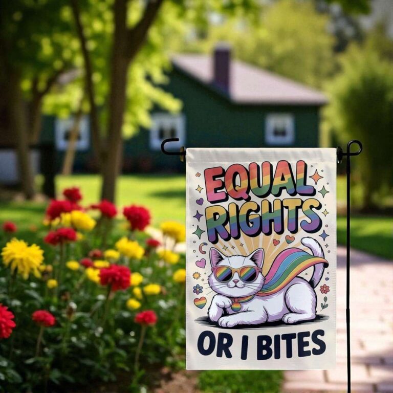 Equal Rights Garden Flag for LGBTQ Pride and Inclusion