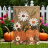 Fall Garden Flag, Rustic Autumn Yard Decor