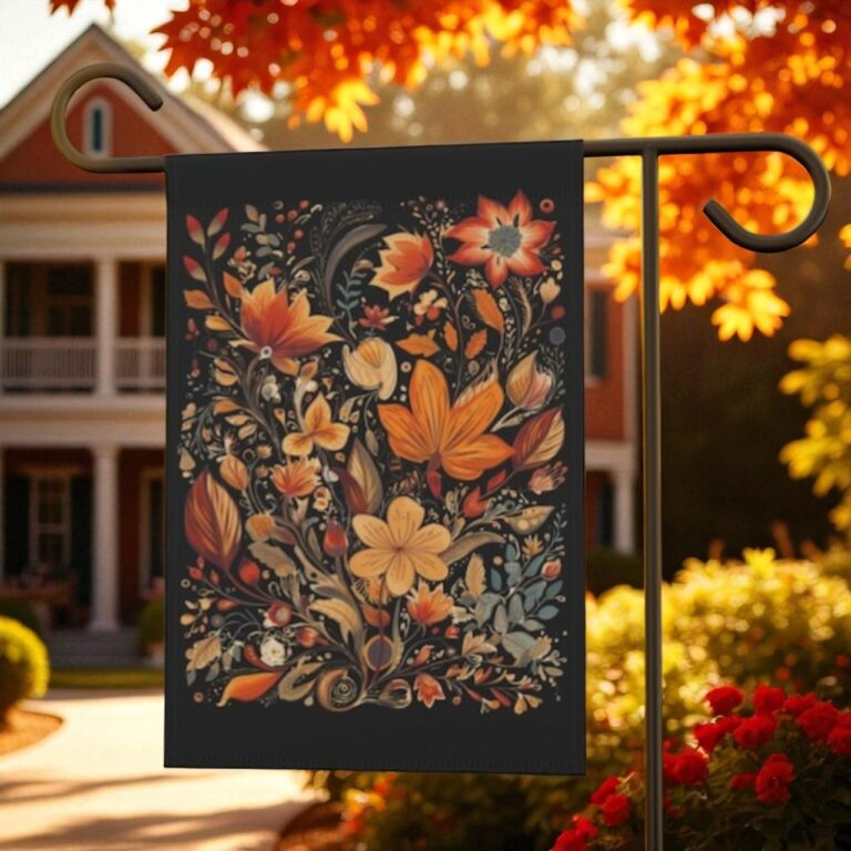 Fall Thanksgiving Garden Flag, Outdoor Fall Decor