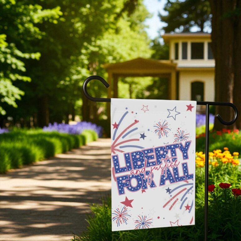 Garden Banner, Patriotic Outdoor Decor