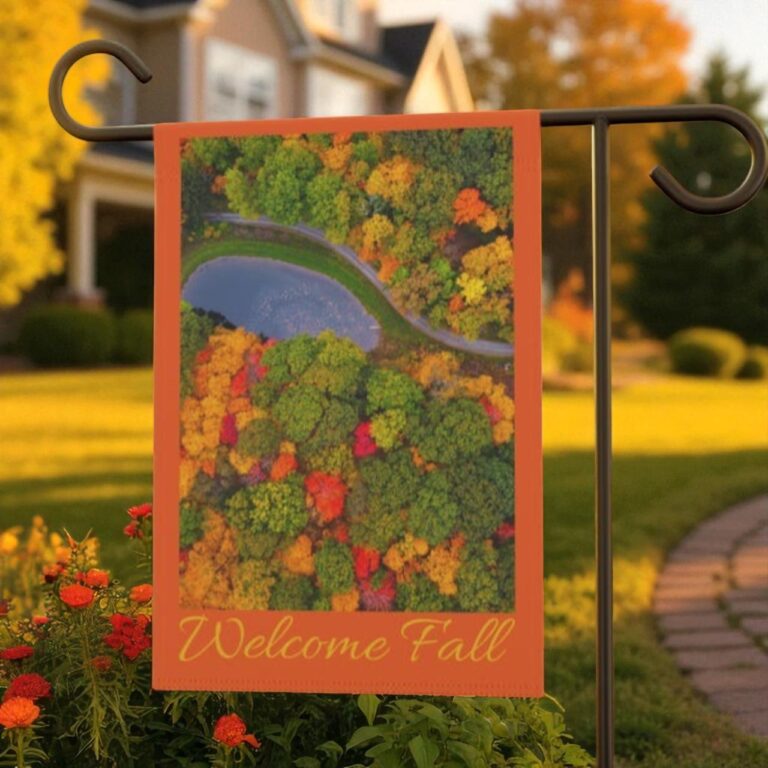 Thanksgiving Garden Flag, Autumn Yard Decor