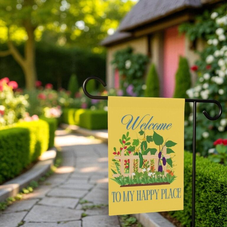 Welcome Garden Flag, Outdoor Home Decor