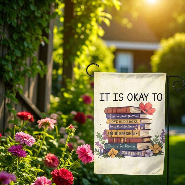 Good Day To Read Book Flag - Durable Outdoor Garden Decor