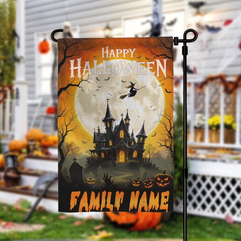 Halloween Garden Flag, Witch Yard Decoration