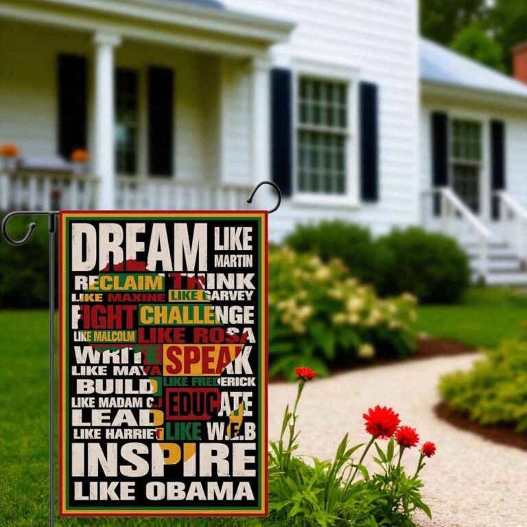 Juneteenth Garden Flag - African American Yard Decor
