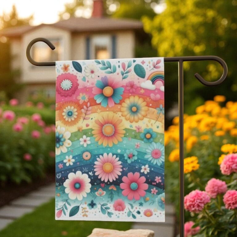 LGBTQ Rainbow Garden Flag, Pride Outdoor Yard Decor