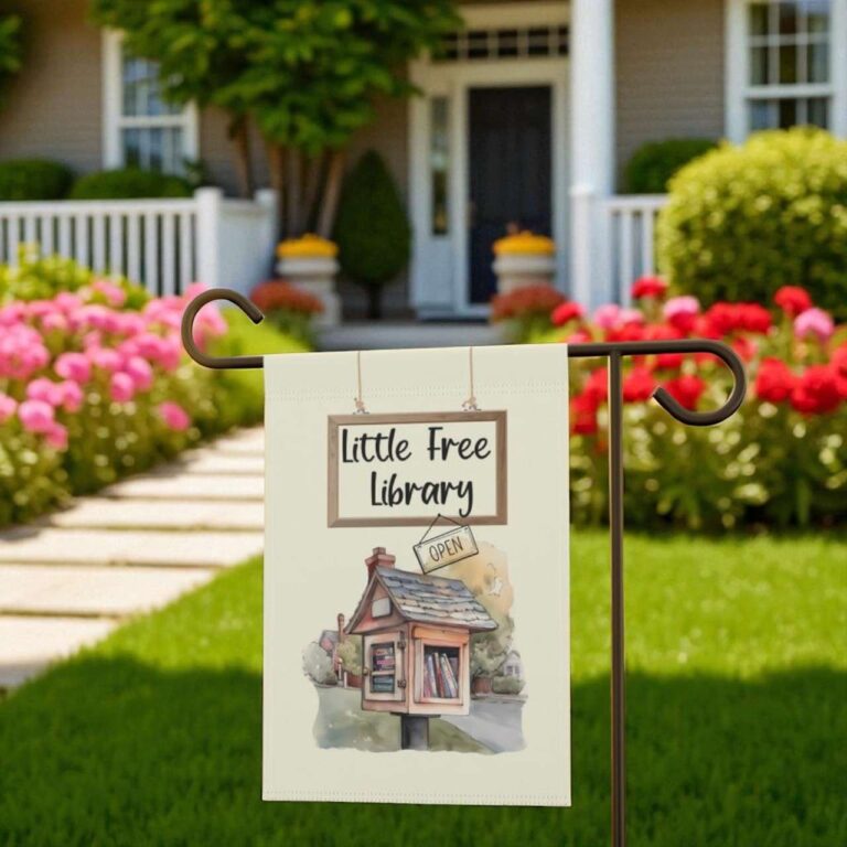 Little Free Library Flag – Durable Garden Flag for Book Lovers