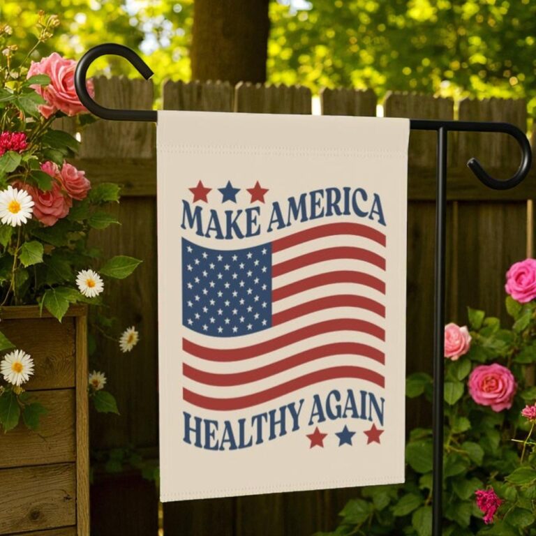 Make America Healthy Again Garden Flag, Patriotic Lawn Sign