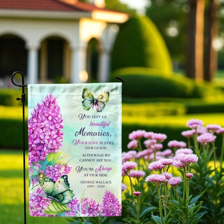 Memorial Garden Flag, Personalized Loss of Mom & Daughter