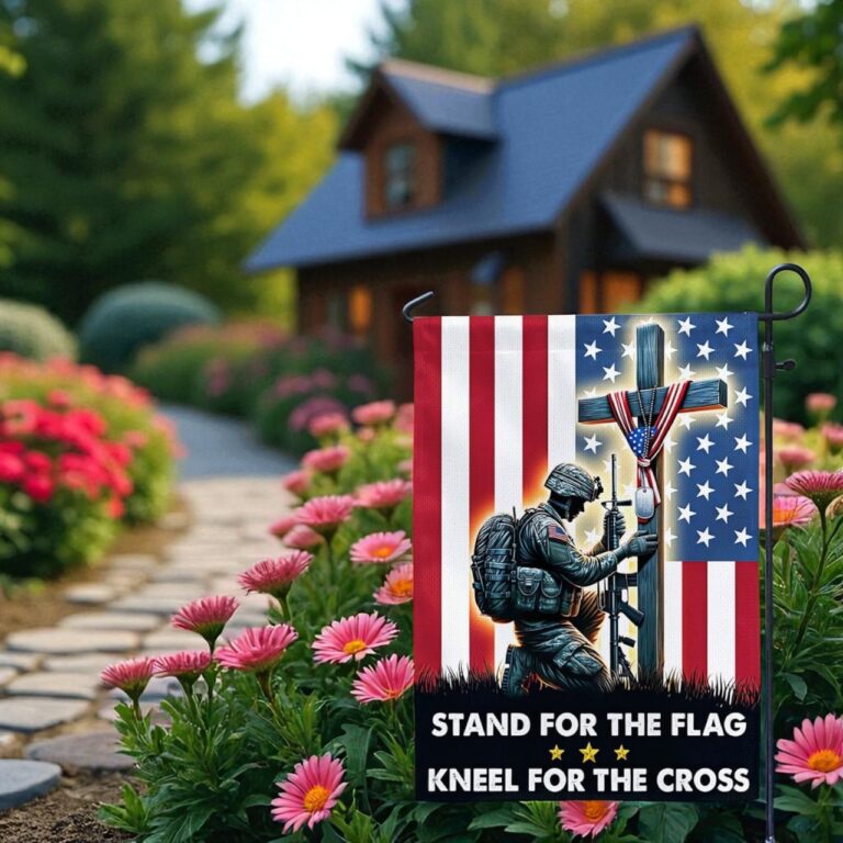 Memorial Military Garden Flag, American Veteran Decoration
