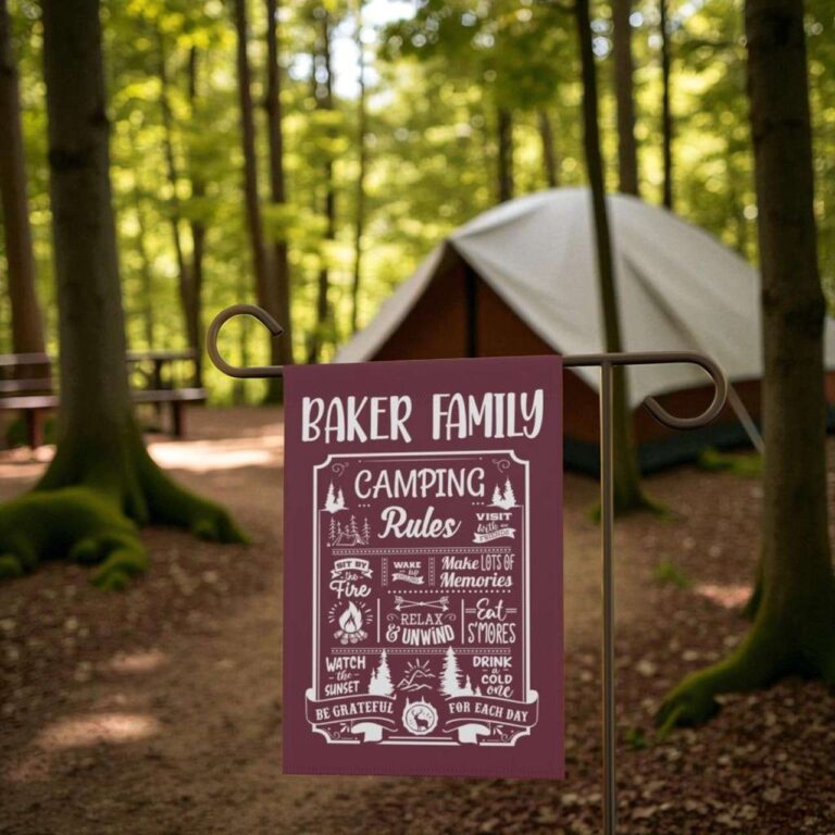 Personalized Camping Flag | Durable Custom Outdoor Flags