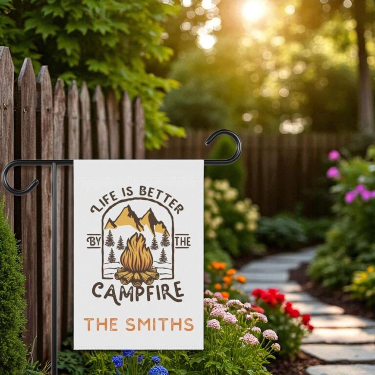 Personalized Camping Flag for RV & Campsite Outdoor Decor