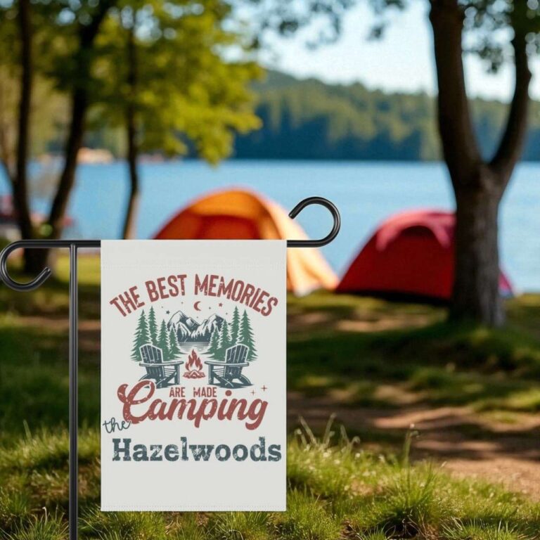Personalized Camping Flag Outdoor Garden Decor Custom Designs