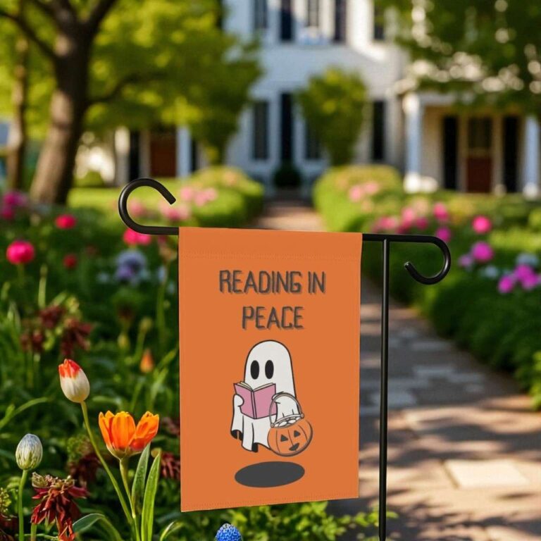Spooky Ghost Banner Halloween Garden Decoration for Fall