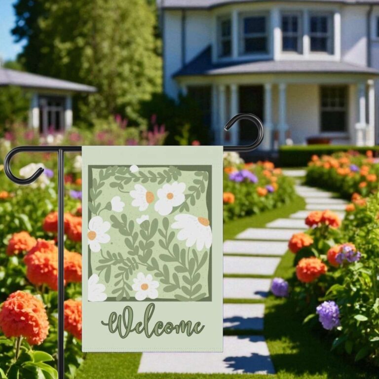 Spring Garden Flag - Durable Seasonal Welcome Banner for Outdoors